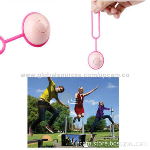Bluetooth remote shutter for iPhone and Android self-timer artifact